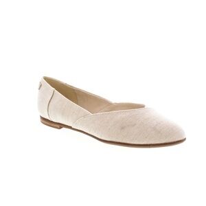 NEW TOMS JUTTI NEAT BALLET FLAT 10017917 - CREAM 9.5